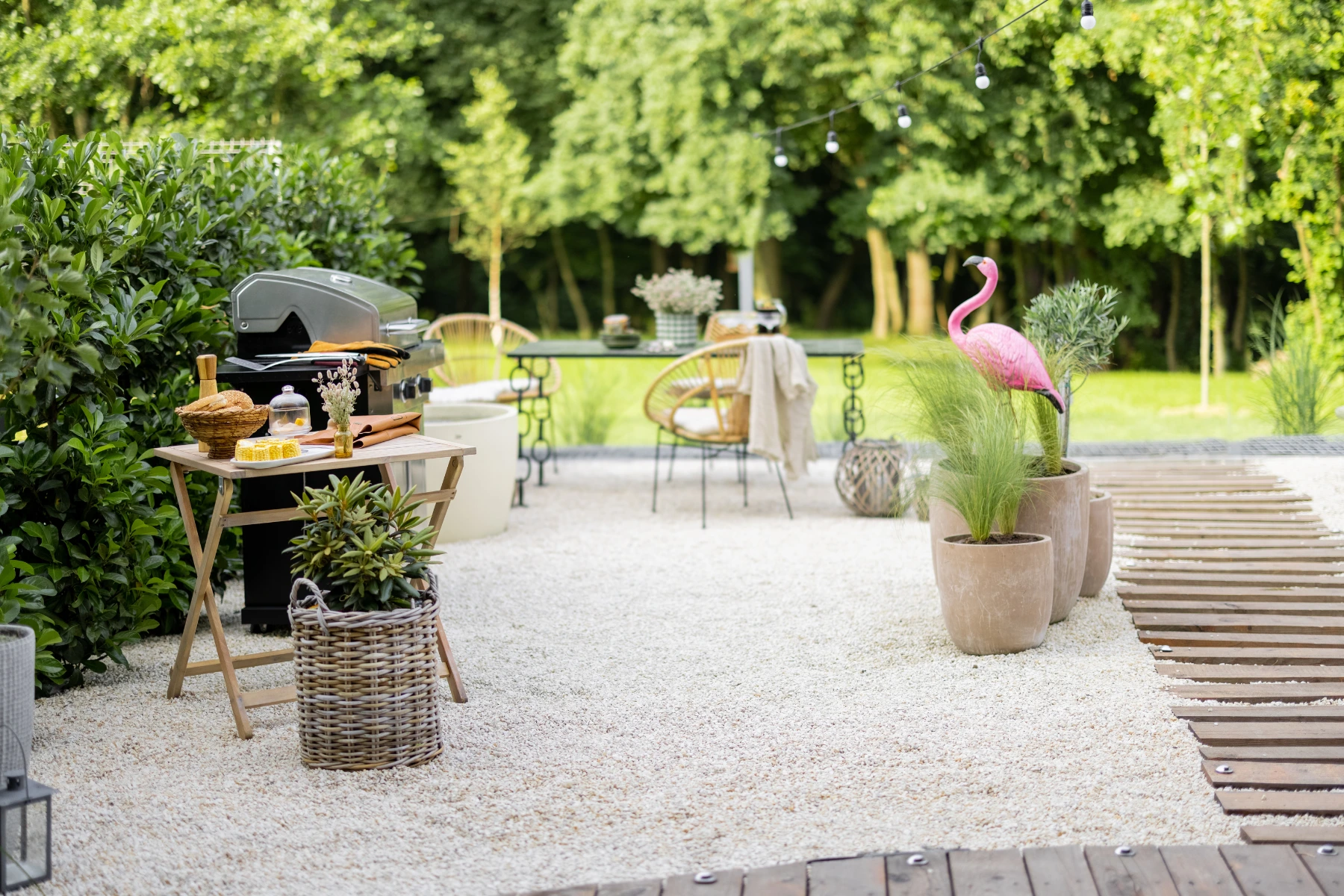 Arredo giardino barbecue